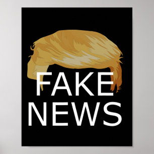 Fake News Resist Anti-trump Political Resistance Poster