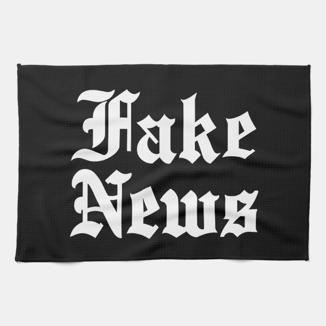 Fake News Tea Towel (Horizontal)