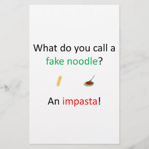 Fake Noodle Joke