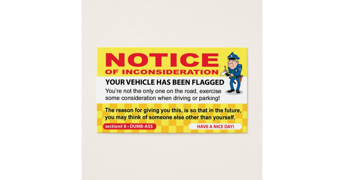 Fake Parking Ticket Prank | Zazzle