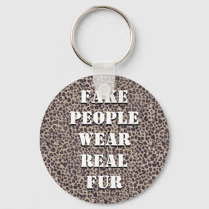 Fake People Key Ring