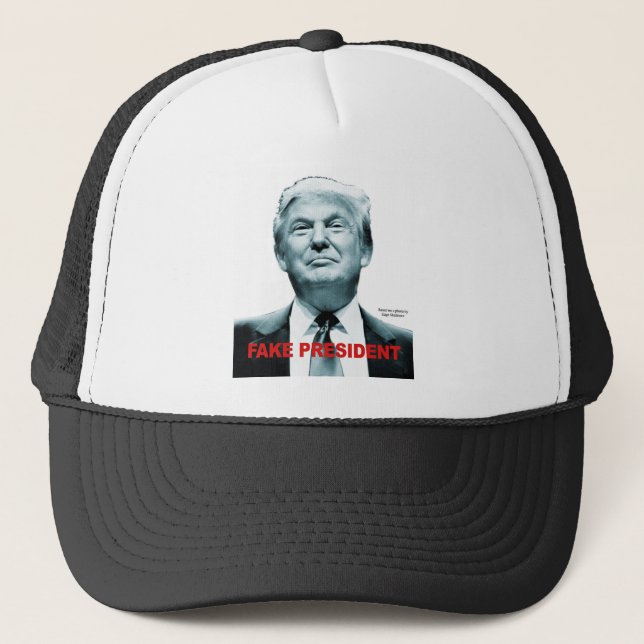 Fake President (Trump) Trucker Hat (Front)