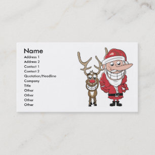 Fake Santa Business Card