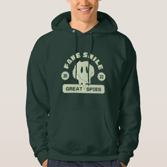 fake smile great spies Hoodie (Front)