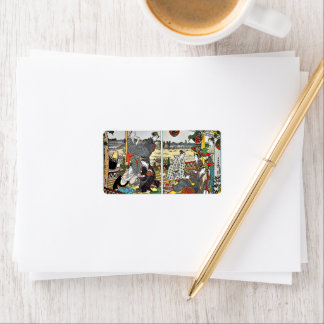 Fake stamp, letterhead, but genuine print, label