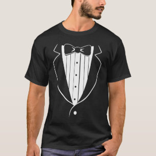 Fake Tuxedo White Halloween Costume T-Shirt