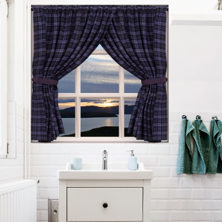 Fake Window: Evening Light in Scotland Poster