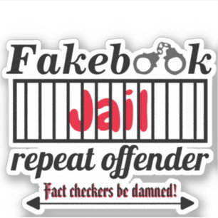 Fakebook Jail Repeat Offender Novelty Parody