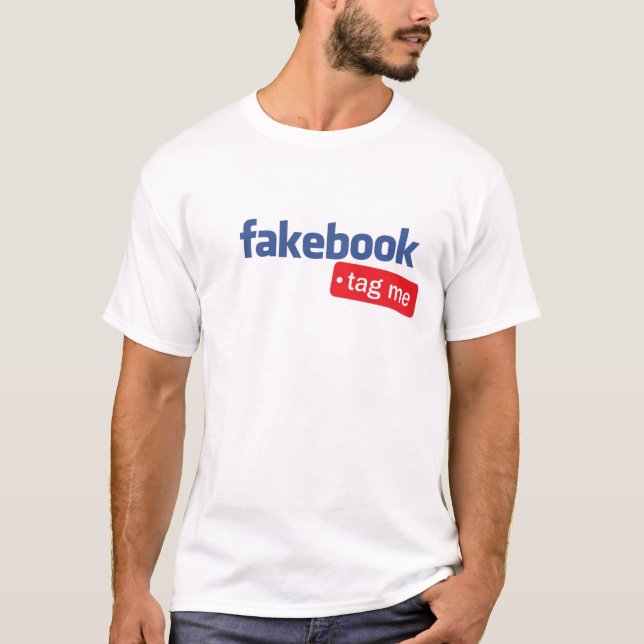 fakebook tag me shirt (Front)