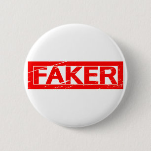 Faker Stamp 6 Cm Round Badge