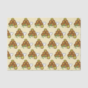 Falafel Balls Middle Eastern Chickpeas Egyptian Tissue Paper