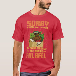 falafel beans arabic cuisine egypt vegan vacation T-Shirt