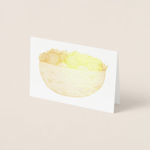 Falafel Pita Sandwich Mediterranean Food Foodie Foil Card