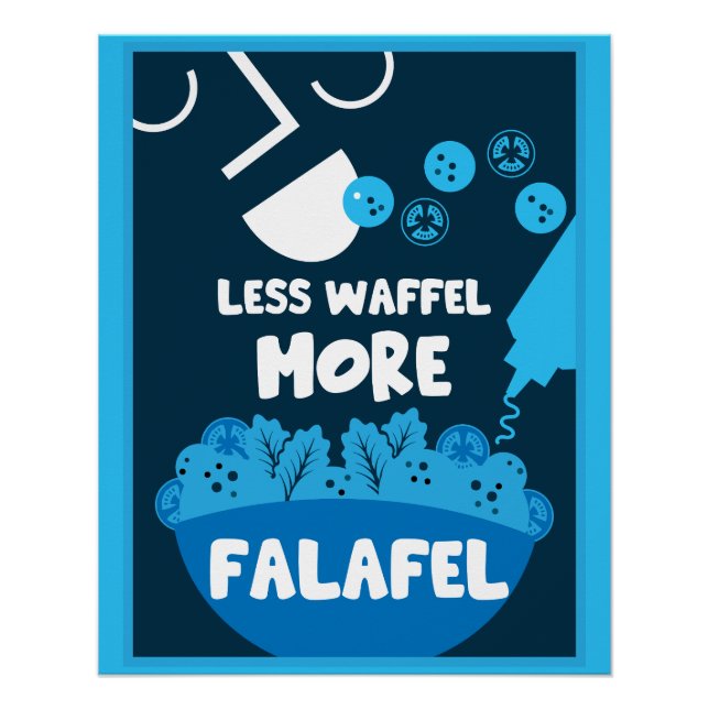Falafel Street Food Poster (Front)
