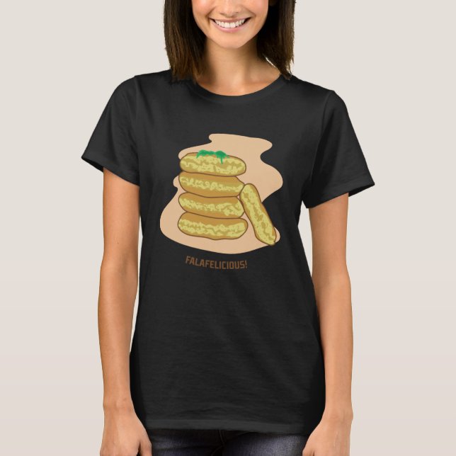 Falafelicious Hummus Kebap Levantine Food Chef T-Shirt (Front)