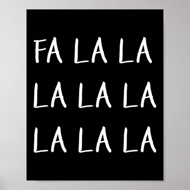Falala Funny Xmas Christmas Song  Poster (Front)