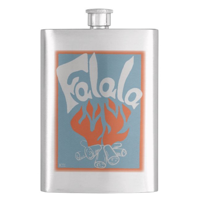 FaLaLa Hip Flask (Front)