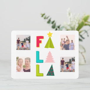 falala llama holiday card