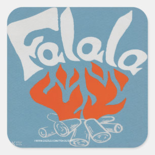 FaLaLa Square Sticker