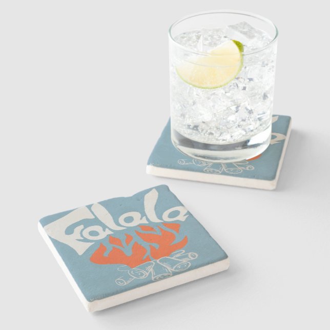 FaLaLa Stone Coaster (Side)
