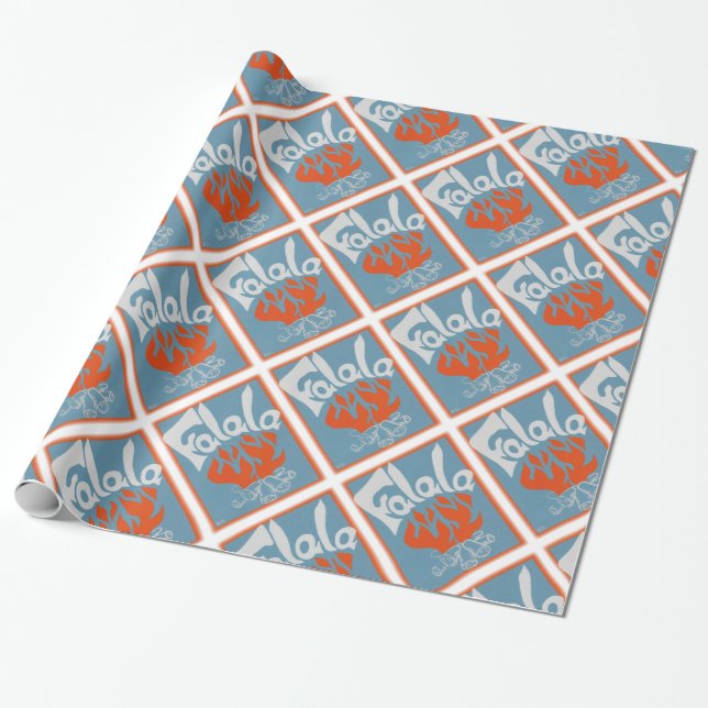 FaLaLa Wrapping Paper (Unrolled)