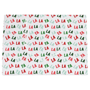 FaLaLaLa Christmas Large Gift Bag