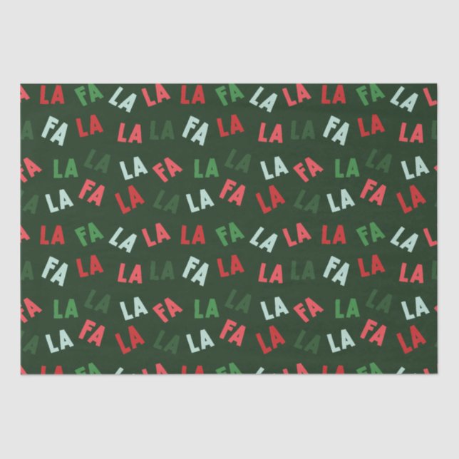 FaLaLaLa Christmas Tissue Paper (Front)
