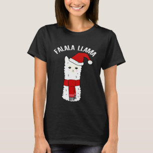 Falalala Llama Christmas Animal Clothing T-Shirt