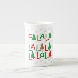 FaLaLaLaLa... Simple Red Green Speciality Mug