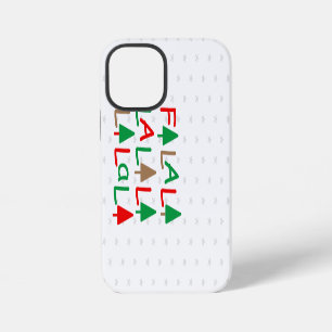 FaLaLaLaLaLaLaLaLa Christmas trees Snowflakes iPhone 12 Mini Case