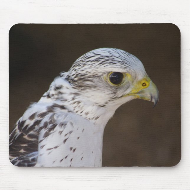Falco rusticolus mouse mat (Front)