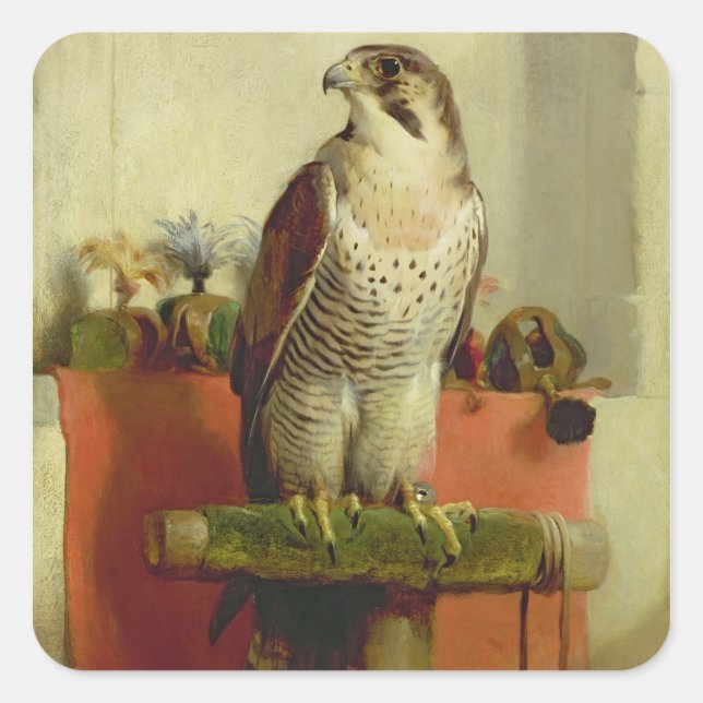 Falcon, 1837 square sticker (Front)