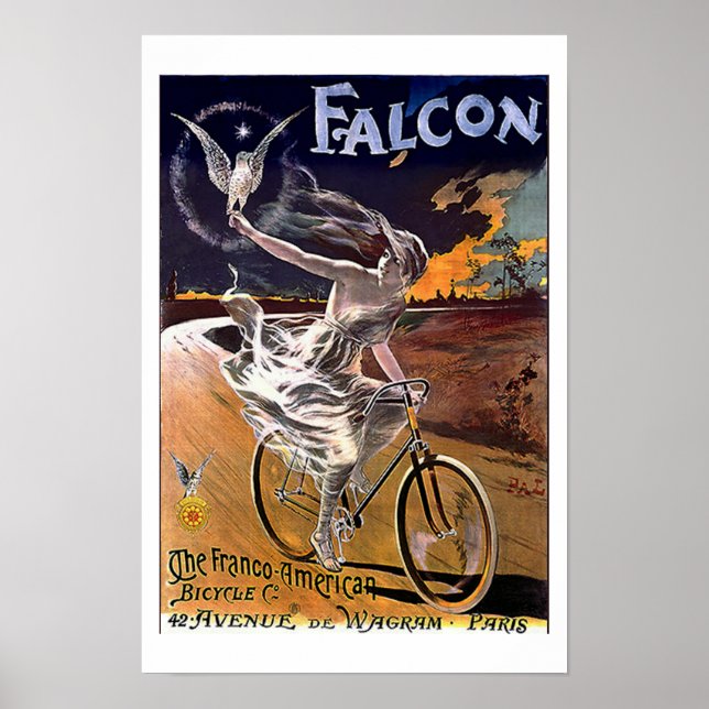 Falcon Bicycle-c1890 Poster (Front)