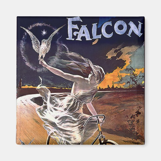 Falcon Bicycle Magnet (Front)