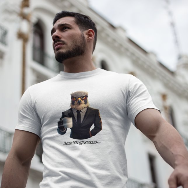 Falcon Businessman Loading Focus Coffee Tri-Blend Shirt (Creator Uploaded)