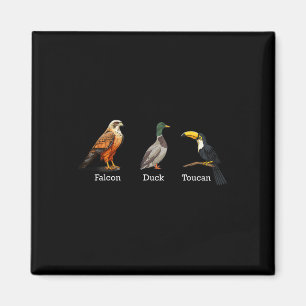 Falcon Duck Toucan Birds Subtle Anti Trump _1 Magnet