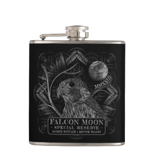 Falcon Full Moon Hip Flask