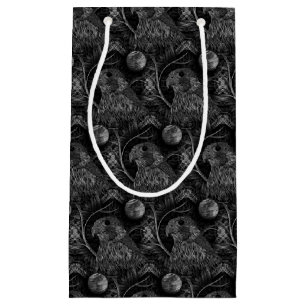 Falcon Full Moon Pattern Small Gift Bag