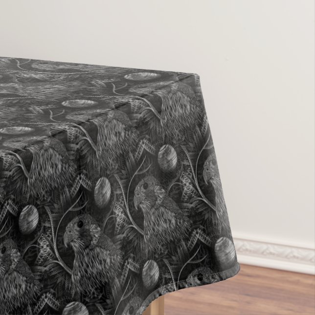 Falcon Full Moon Pattern Tablecloth (In Situ)