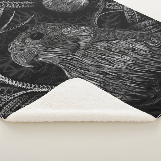 Falcon Full Moon Sherpa Blanket (3/4)