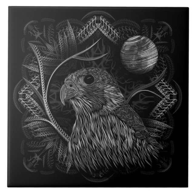 Falcon Full Moon Tile (Front)