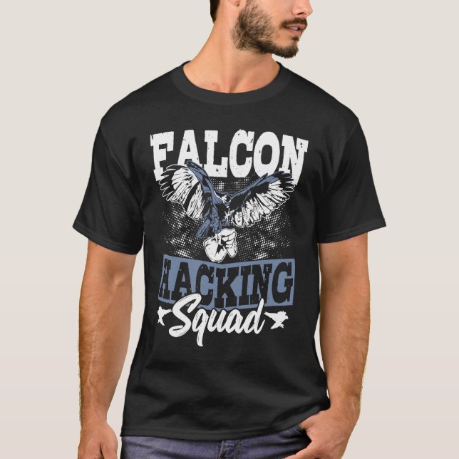 Falcon Hacking Squad  Falconist T-Shirt (Front)