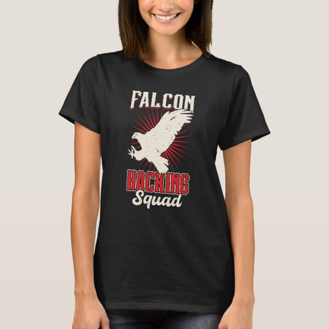 Falcon Hacking Squad Falconry T-Shirt (Front)