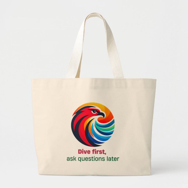 Falcon Large Tote Bag (Front)