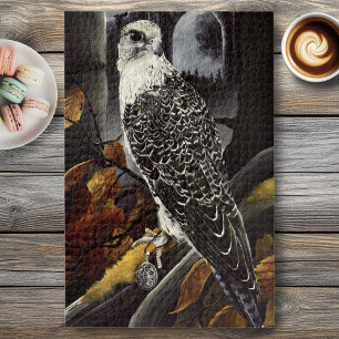 Falcon Locket Gothic Autumn  Jigsaw Puzzle
