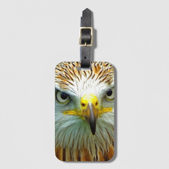 Falcon Luggage Tag (Front Vertical)