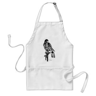 Falcon on Block Perch Standard Apron