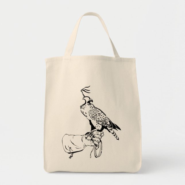 Falcon on Glove Tote (Front)