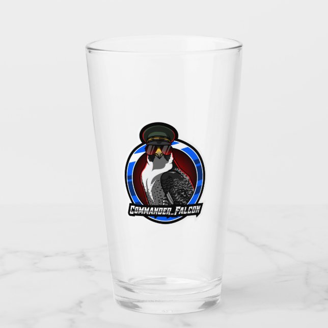 Falcon Pint Glass (Front)