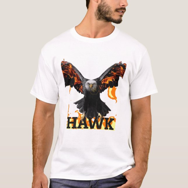 Falcon Power T-Shirt – Majestic Bird of Prey Wildl (Front)